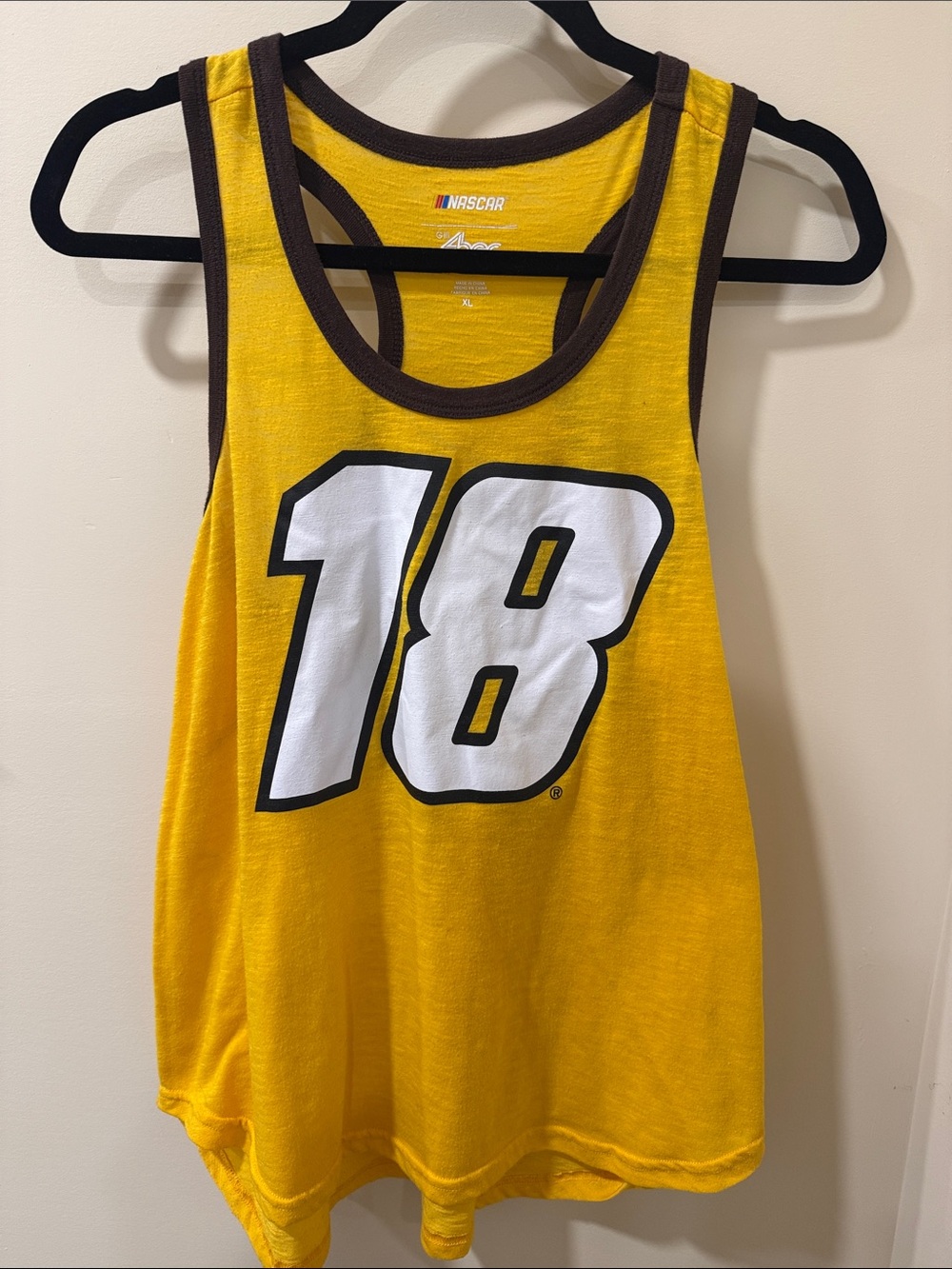 Kyle Busch (RIP) #18 NASCAR racerback tank top
